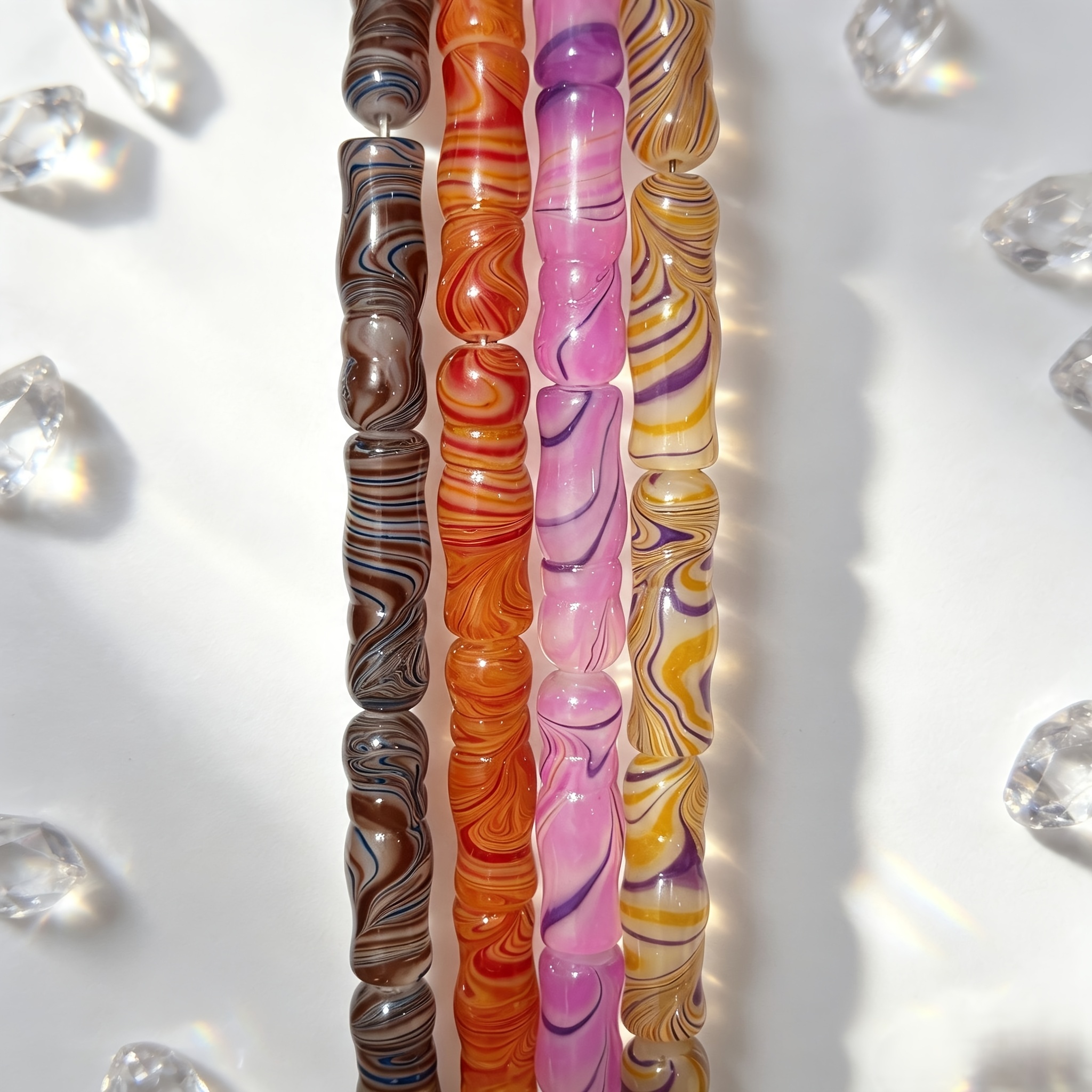 13pcs Gourd Lapis Lazuli Loose Beads for Crafting